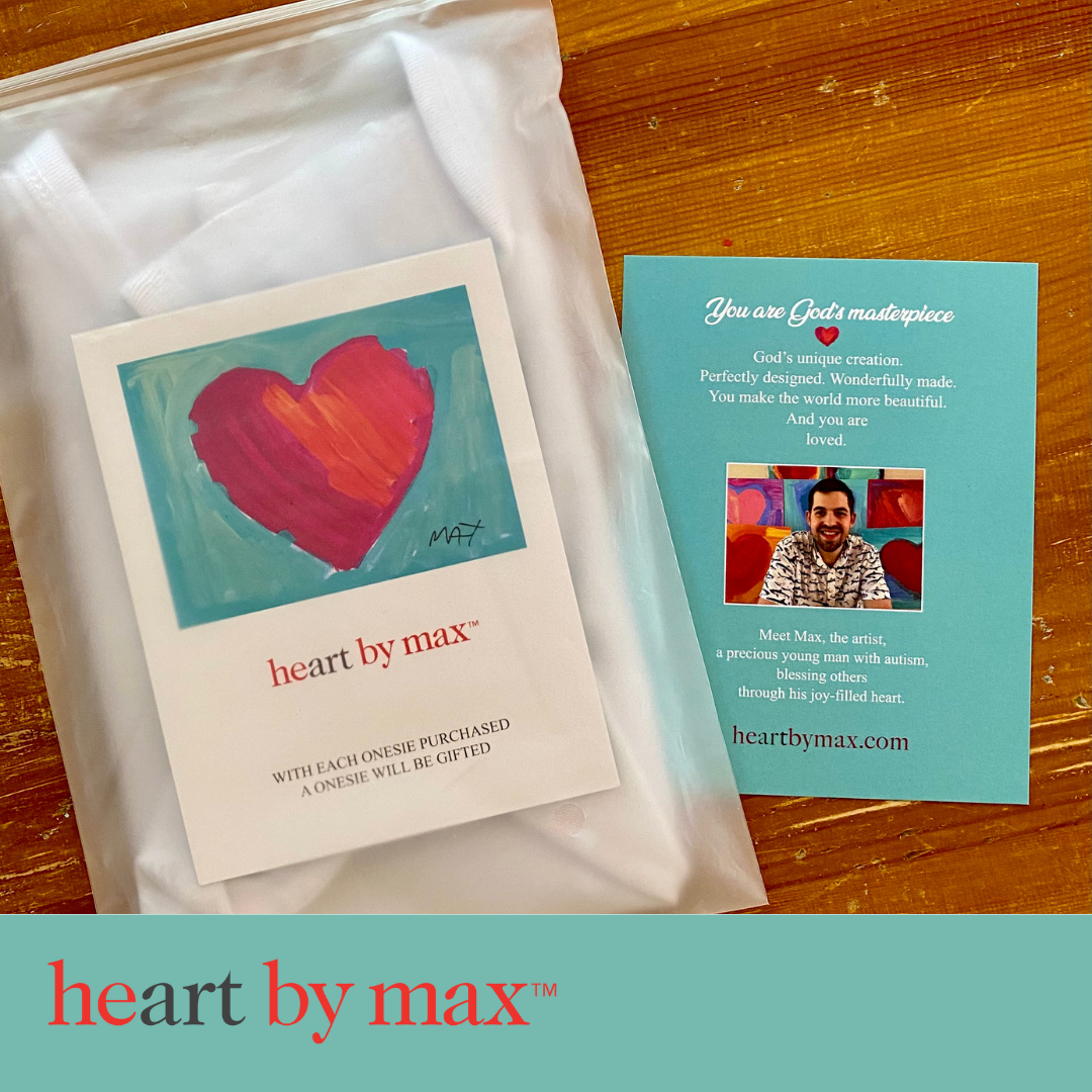 Heart By Max Onesie Special Introductory Price Emily Colson